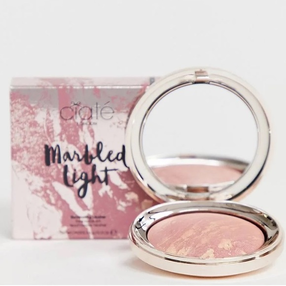 MARBLED LIGHT ILLUMINATING BLUSH IN COLOR ‘BURNT’ BY BRAND CIATE - Picture 3 of 8